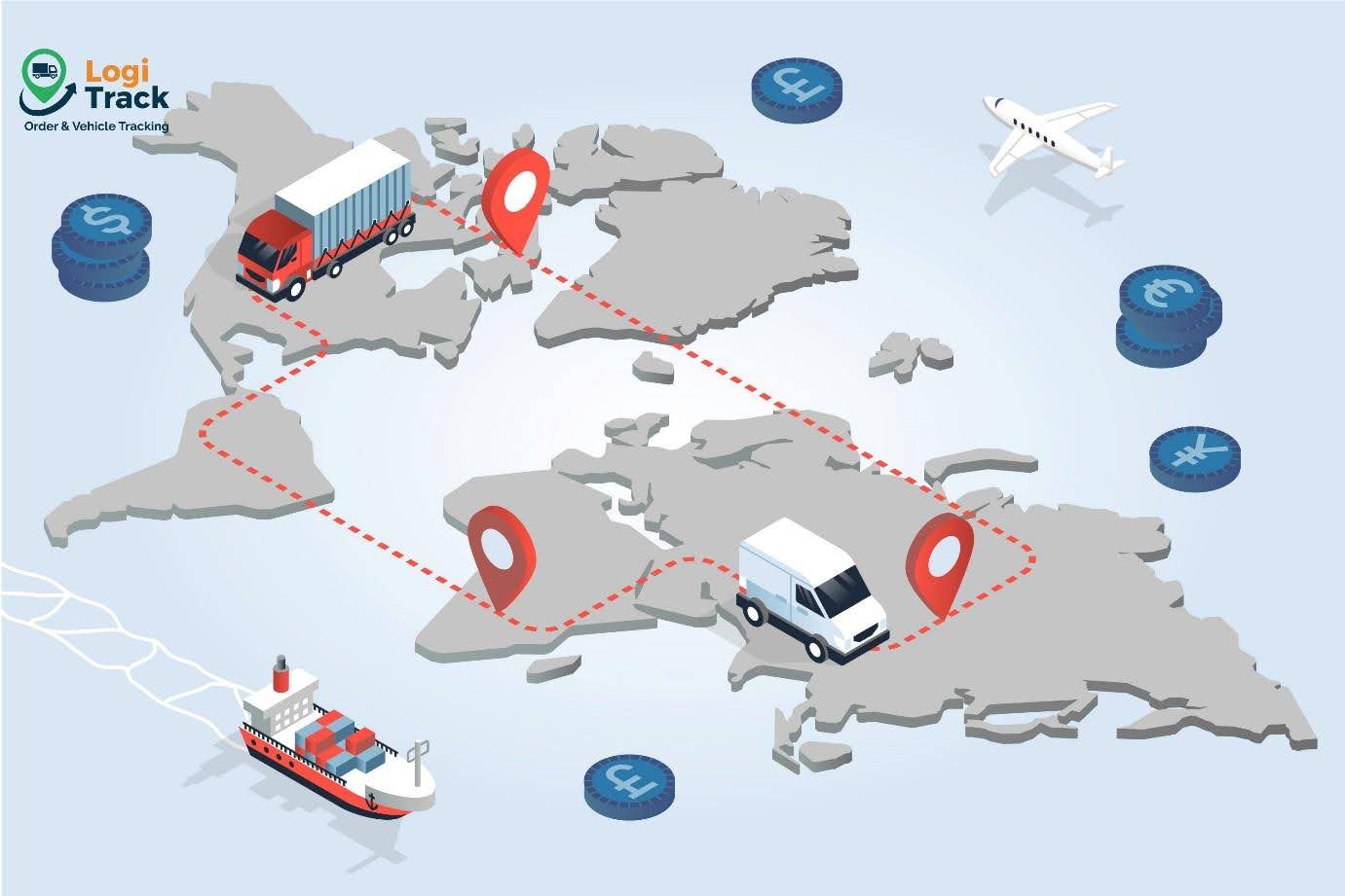 How does transport management software help monitor GPS, optimize routes, and save fuel?