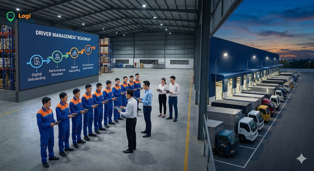 Phần mềm vận tải logistics hỗ trợ quản lý tài xế ra sao?