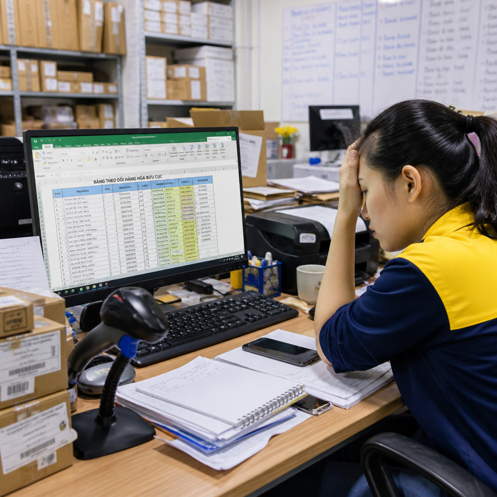 Quản Lý Bưu Cục Bằng Excel Có Những Hạn Chế Gì? Vì Sao Nên Dùng Phần Mềm?