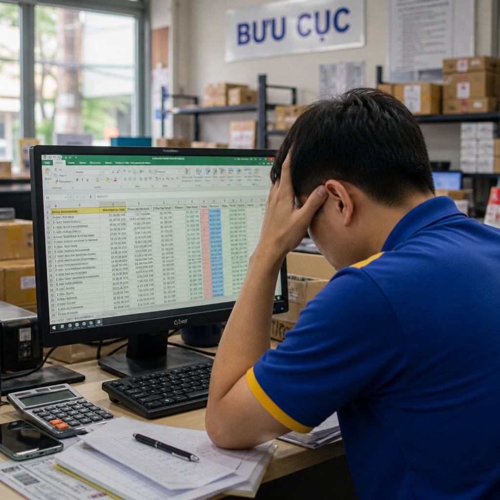 Quản Lý Bưu Cục Bằng Excel Có Những Hạn Chế Gì? 7 Vấn Đề Cần Lưu Ý