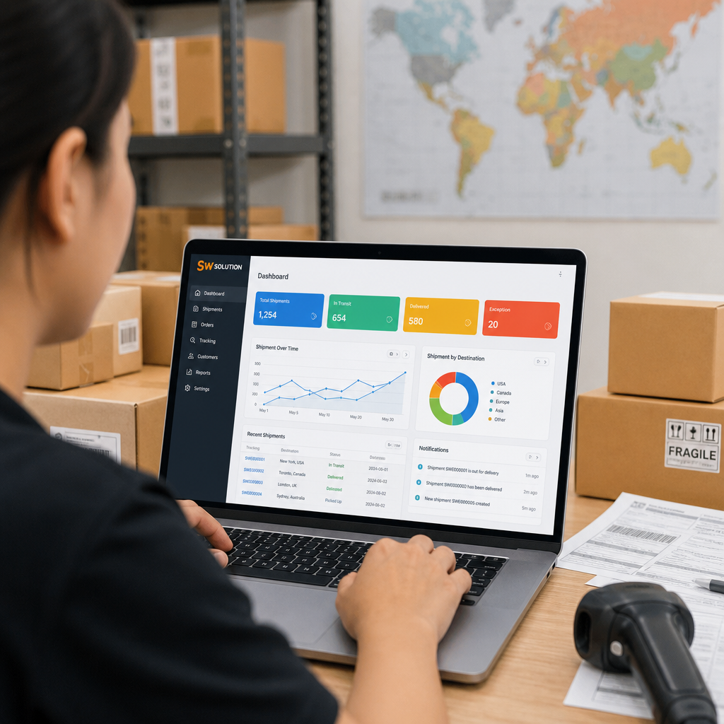 Phần mềm chuyển phát quốc tế giúp doanh nghiệp tối ưu vận hành như thế nào?