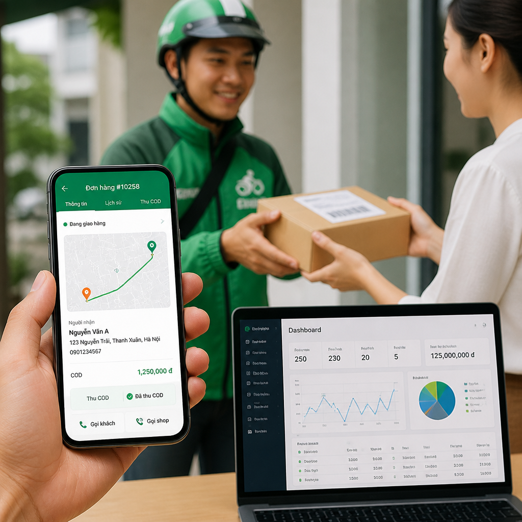 Phần Mềm Quản Lý Shipper: Phân Đơn, Theo Dõi Giao Hàng Và Quản Lý COD Trên Một Hệ Thống