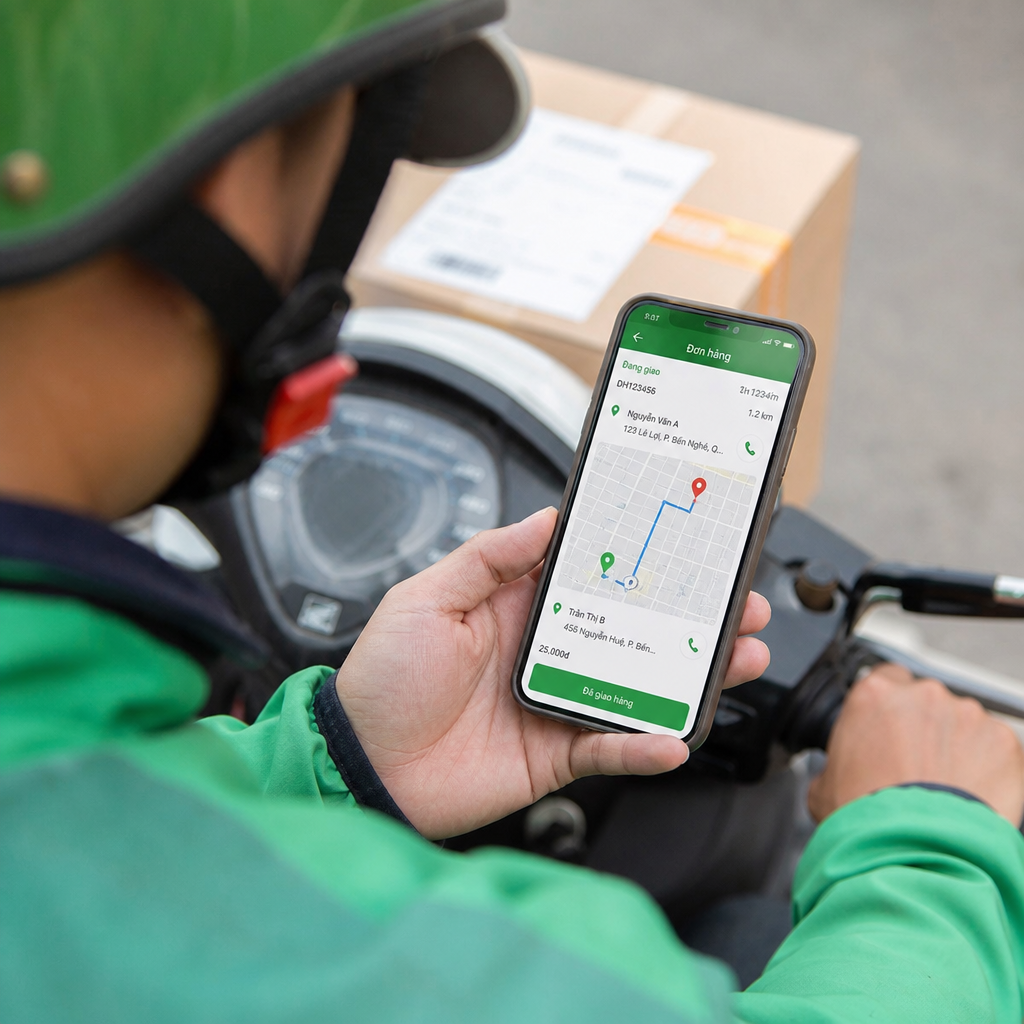 Phần Mềm Quản Lý Shipper Hoạt Động Như Thế Nào? Quy Trình Từ Phân Đơn Đến Giao Hàng