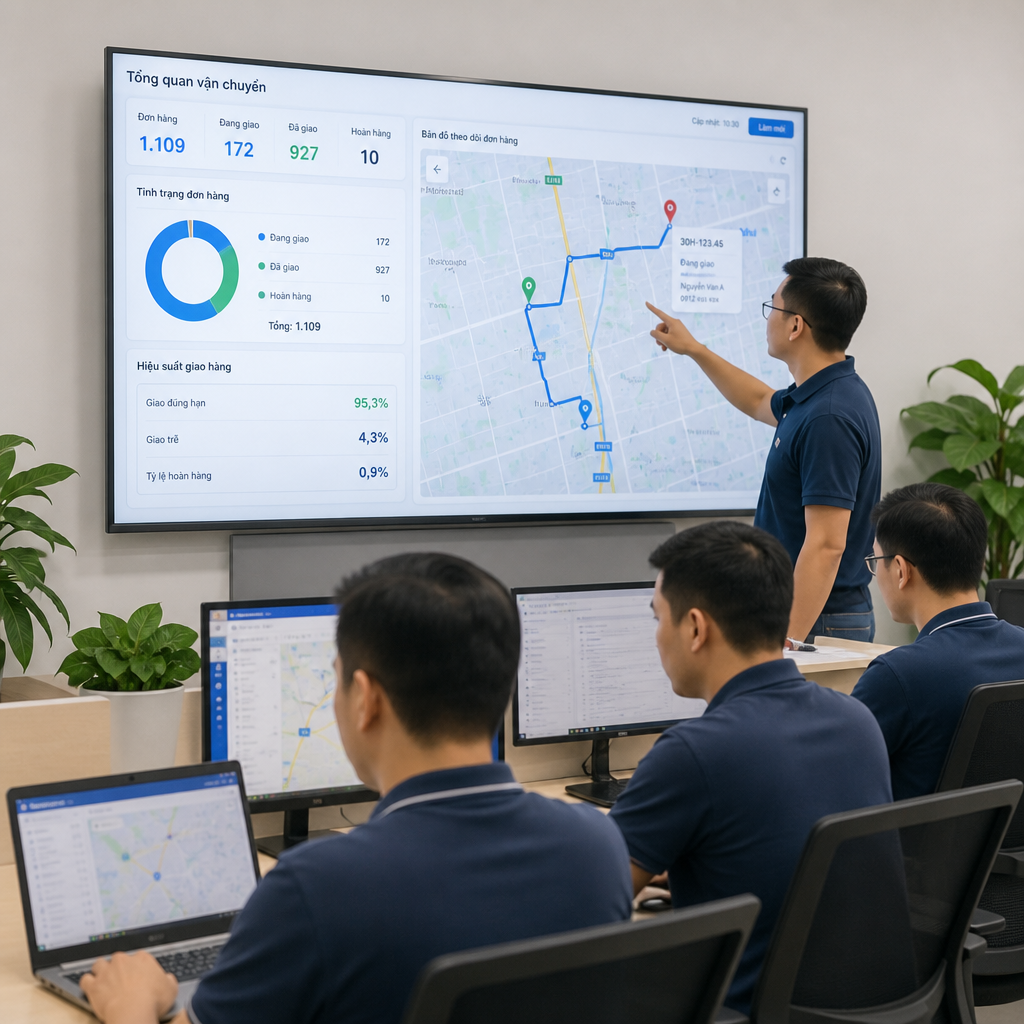 Phần mềm quản lý vận chuyển giúp giảm nhân sự vận hành như thế nào?
