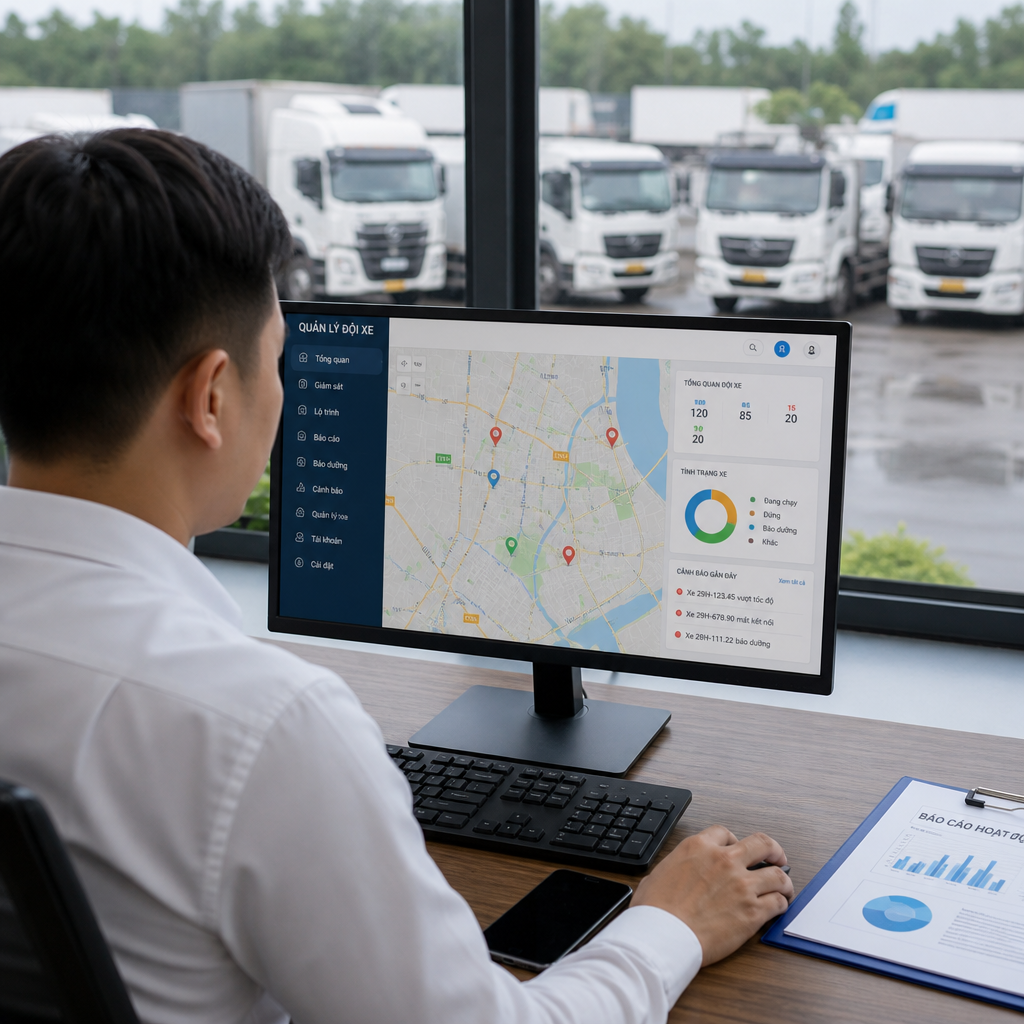 Cách lựa chọn phần mềm quản lý đội xe phù hợp cho doanh nghiệp vận tải