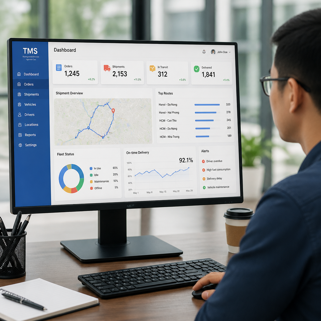 Hệ thống TMS có những tính năng gì? 10 chức năng doanh nghiệp cần biết