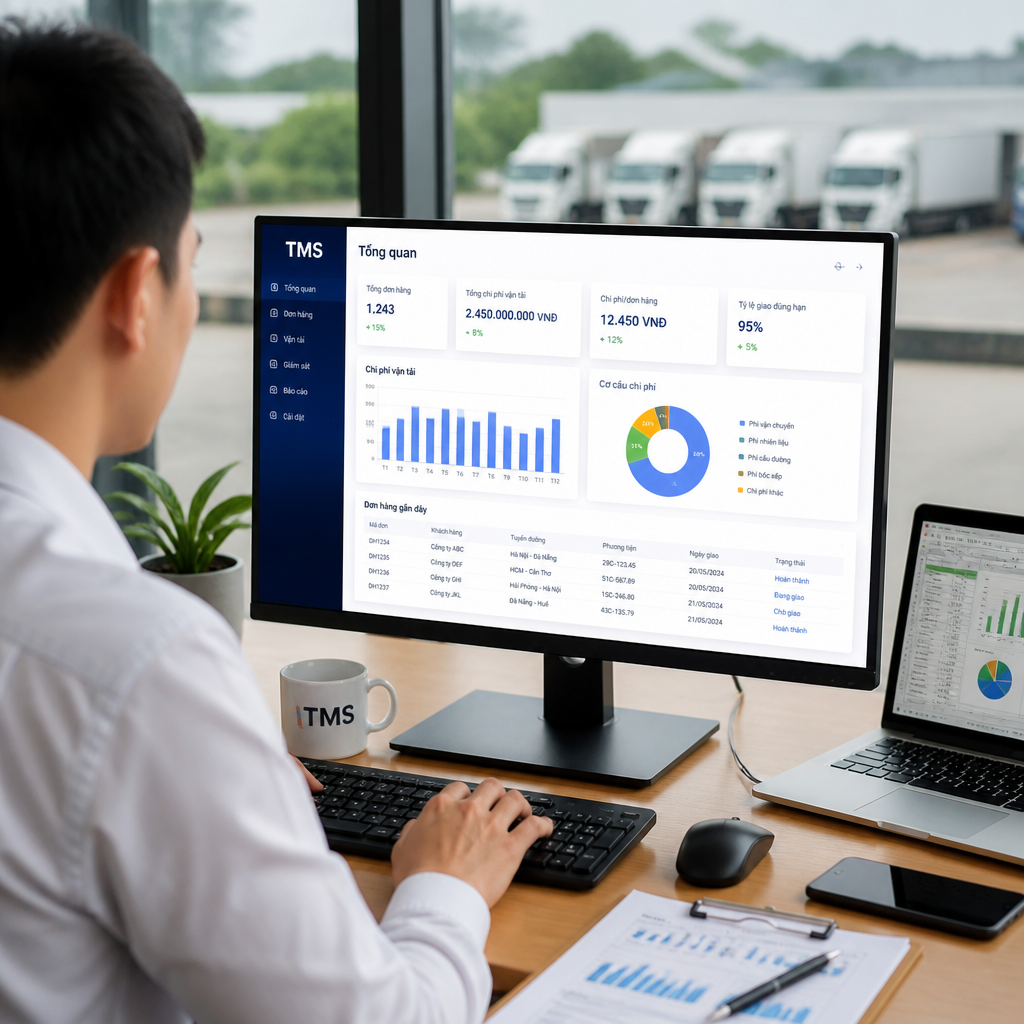 Hệ thống TMS giúp doanh nghiệp giảm chi phí vận tải như thế nào?