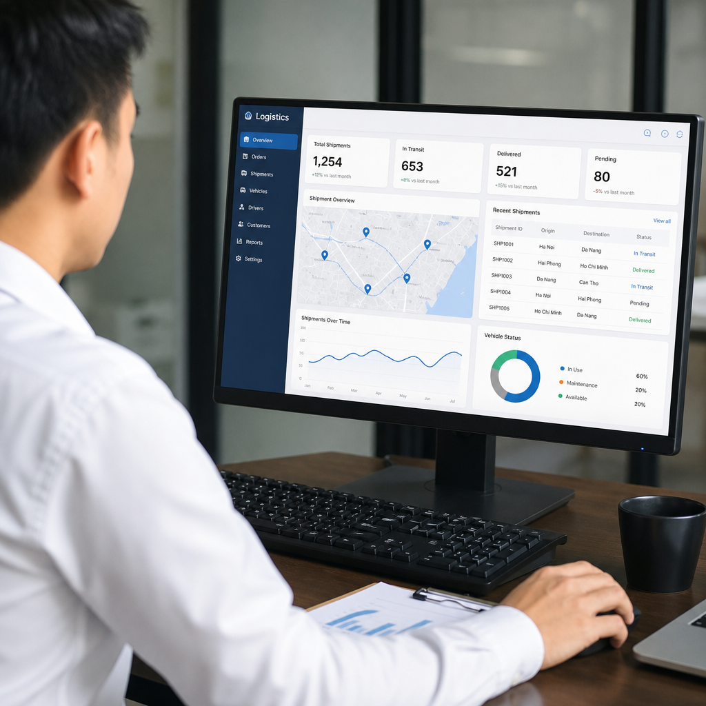 TOP 7 phần mềm quản lý vận tải logistics miễn phí hiệu quả