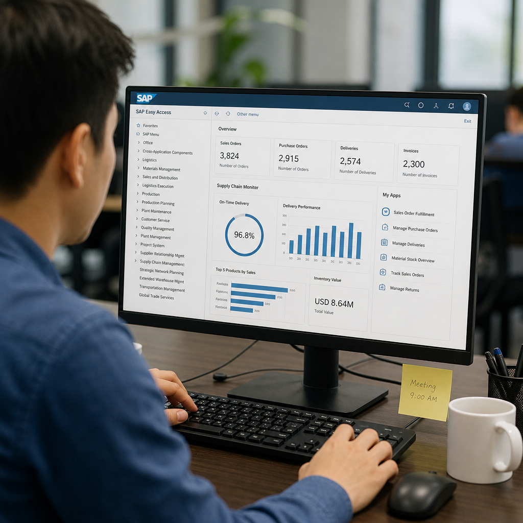 Phần mềm SAP là gì? Ứng dụng của phần mềm SAP trong quản trị chuỗi cung ứng