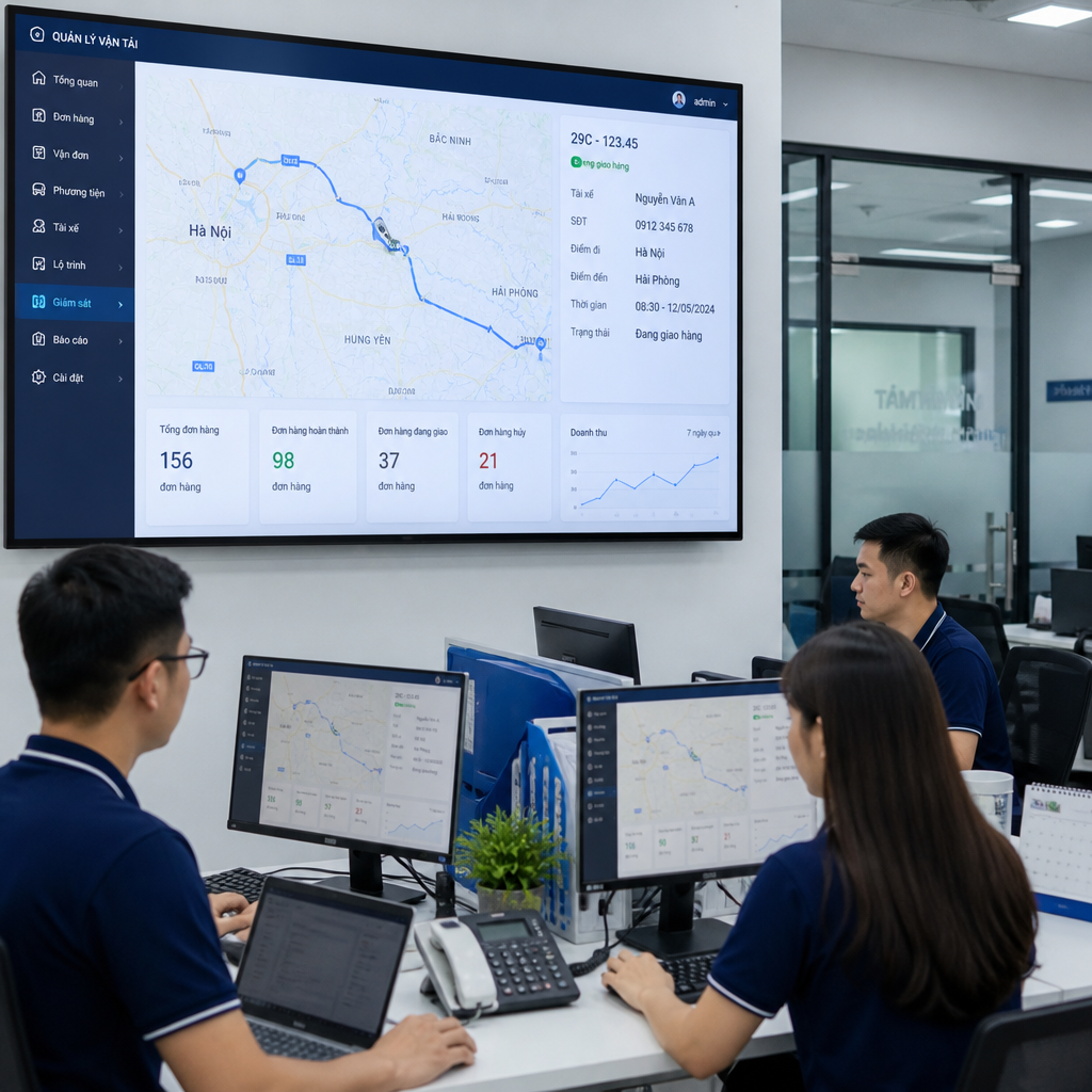 Phần Mềm Cho Công Ty Vận Tải: Giải Pháp Số Hóa Toàn Diện Hoạt Động Doanh Nghiệp