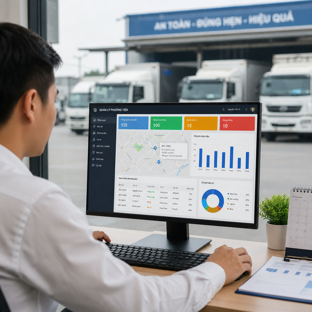 Phần Mềm Quản Lý Phương Tiện Vận Tải: Kiểm Soát Đội Xe Và Chi Phí Hiệu Quả