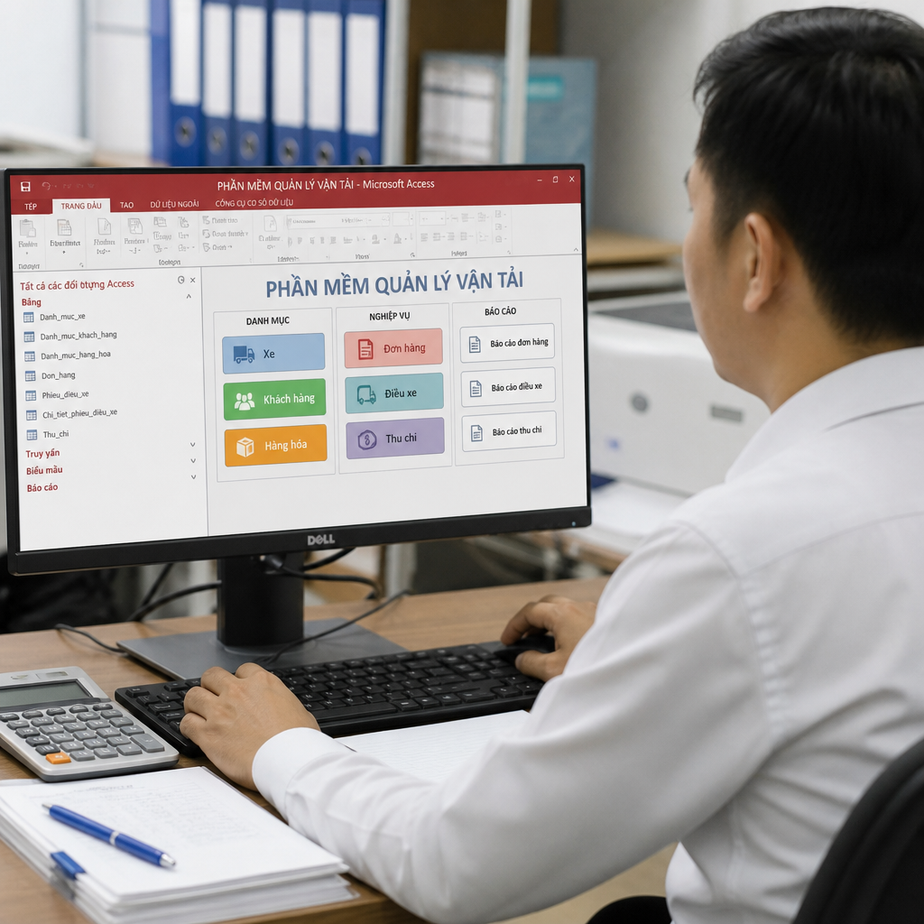 Phần Mềm Quản Lý Vận Tải Bằng Access: Có Nên Sử Dụng Cho Doanh Nghiệp?