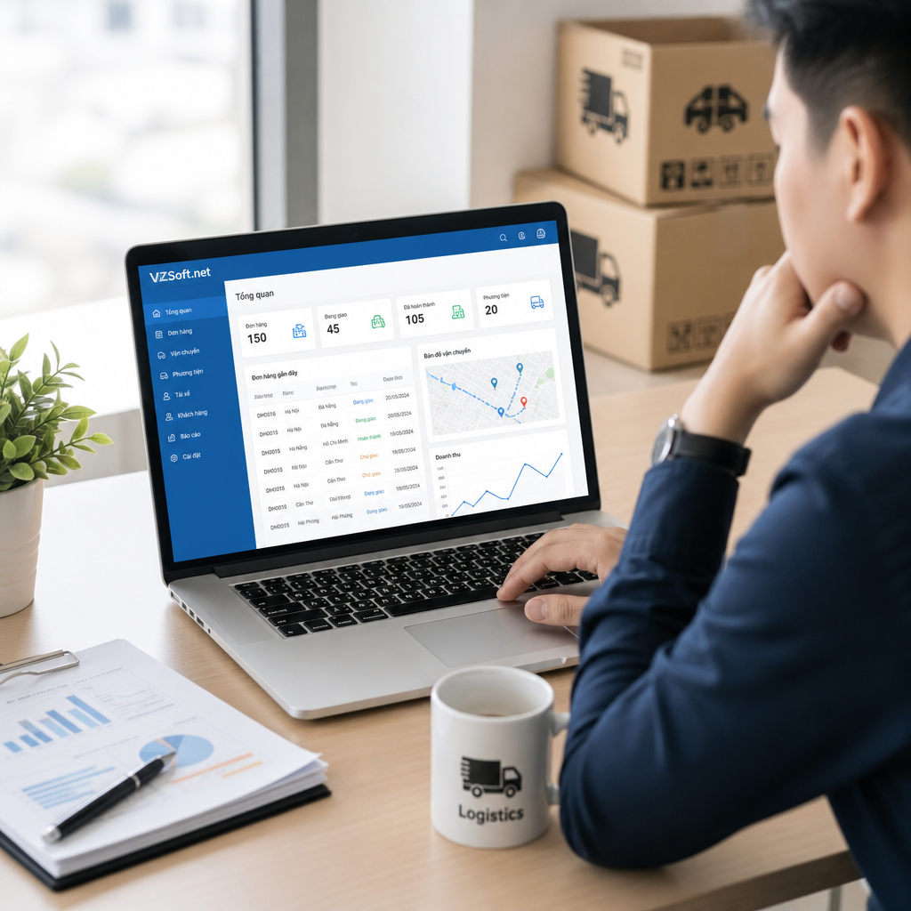 Phần Mềm Quản Lý Vận Tải Miễn Phí VZSoft.net: Có Phù Hợp Với Doanh Nghiệp?
