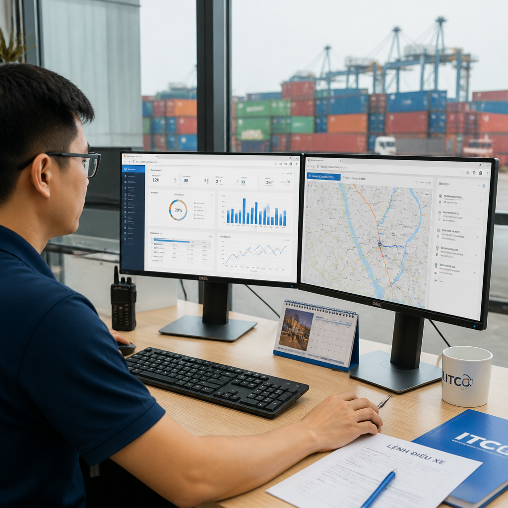 Phần Mềm Vận Tải Container: Số Hóa Quy Trình Điều Xe Và Quản Lý Container