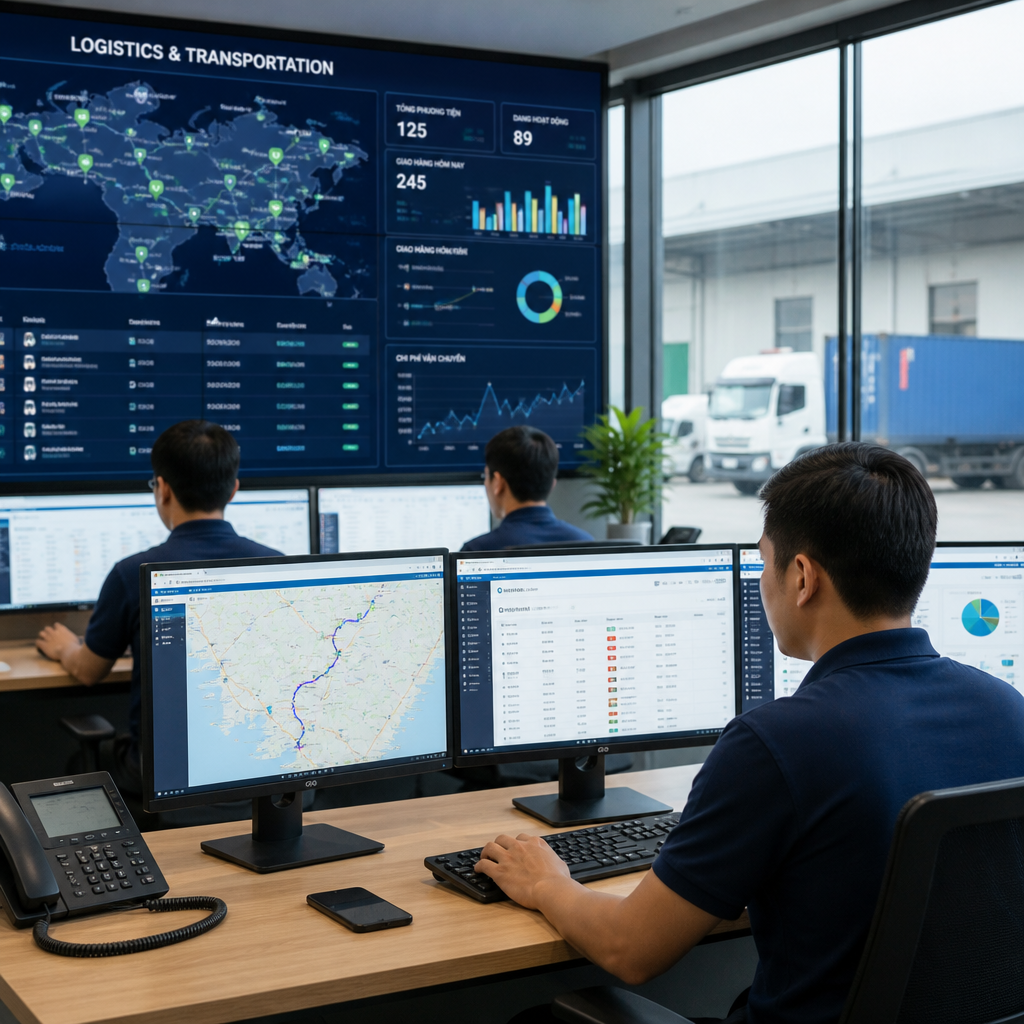 Phần Mềm Vận Tải Logistics: Tối Ưu Điều Hành, Đội Xe Và Chi Phí Vận Chuyển
