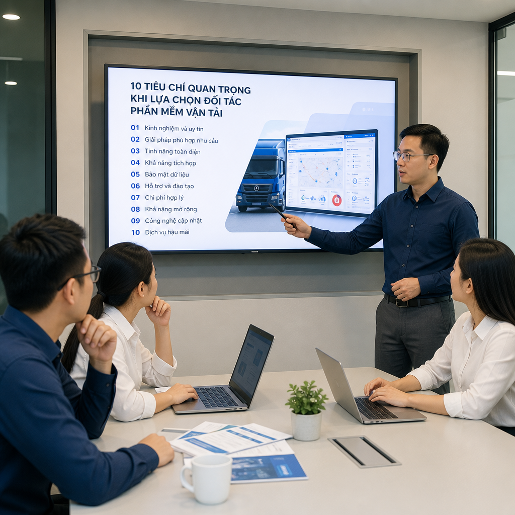Công Ty Phần Mềm Vận Tải: 10 Tiêu Chí Quan Trọng Khi Lựa Chọn Đối Tác