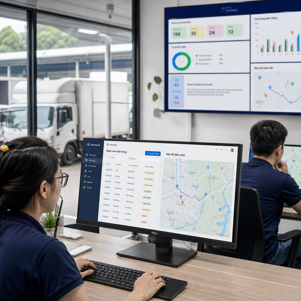 Phần Mềm Booking Dịch Vụ Vận Tải: Tự Động Hóa Tiếp Nhận Và Điều Phối Đơn Hàng