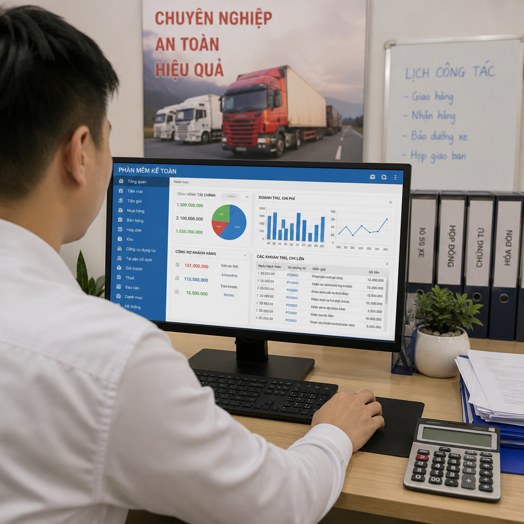 Phần Mềm Kế Toán Chuyên Ngành Vận Tải: Những Chức Năng Doanh Nghiệp Cần Có