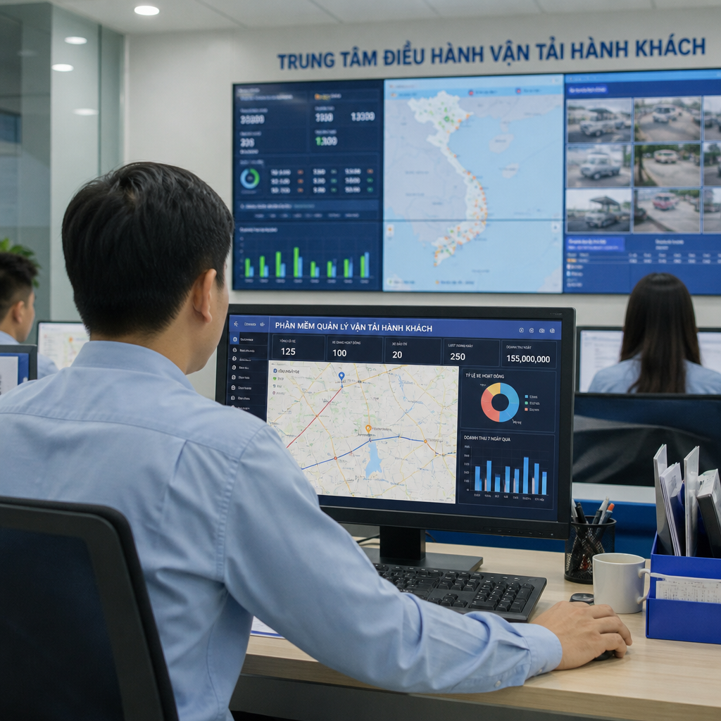 Phần Mềm Quản Lý Vận Tải Hành Khách: Số Hóa Điều Hành Và Quản Lý Đội Xe