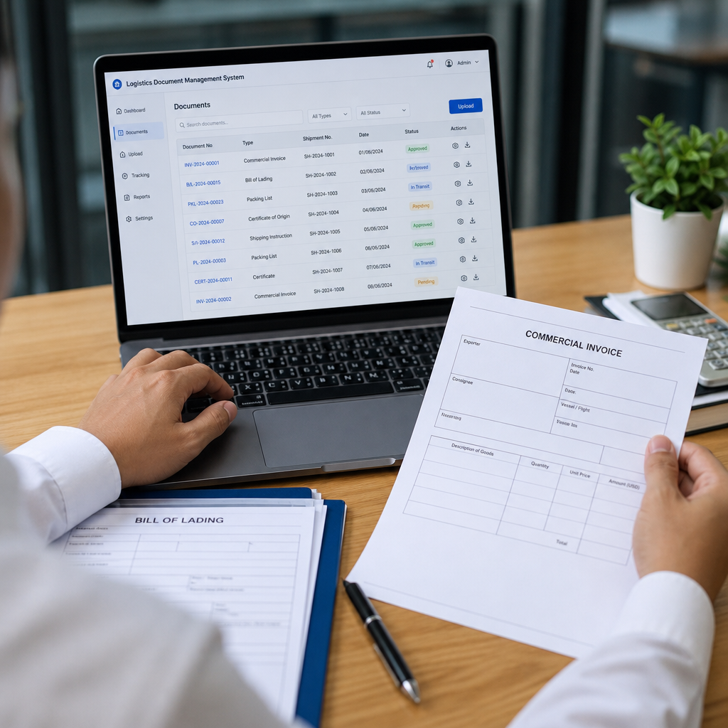 Phần mềm chứng từ logistics: Số hóa và quản lý chứng từ tập trung