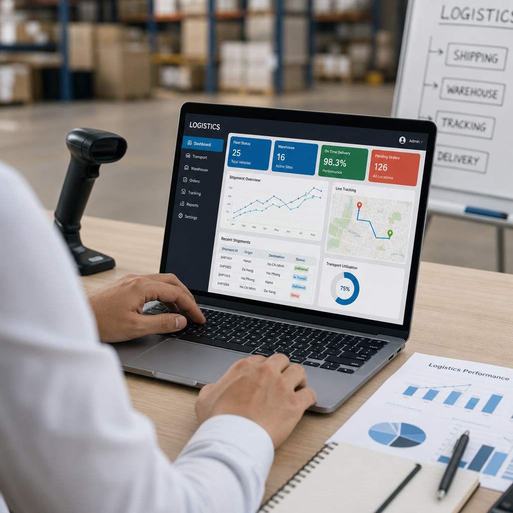 Các hệ thống phần mềm ứng dụng trong logistics và chức năng từng hệ thống
