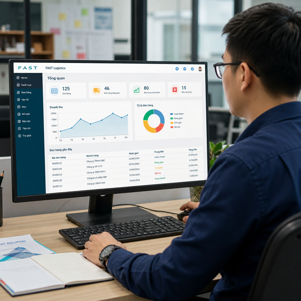 Phần mềm FAST Logistics: Tính năng, giải pháp và đối tượng sử dụng