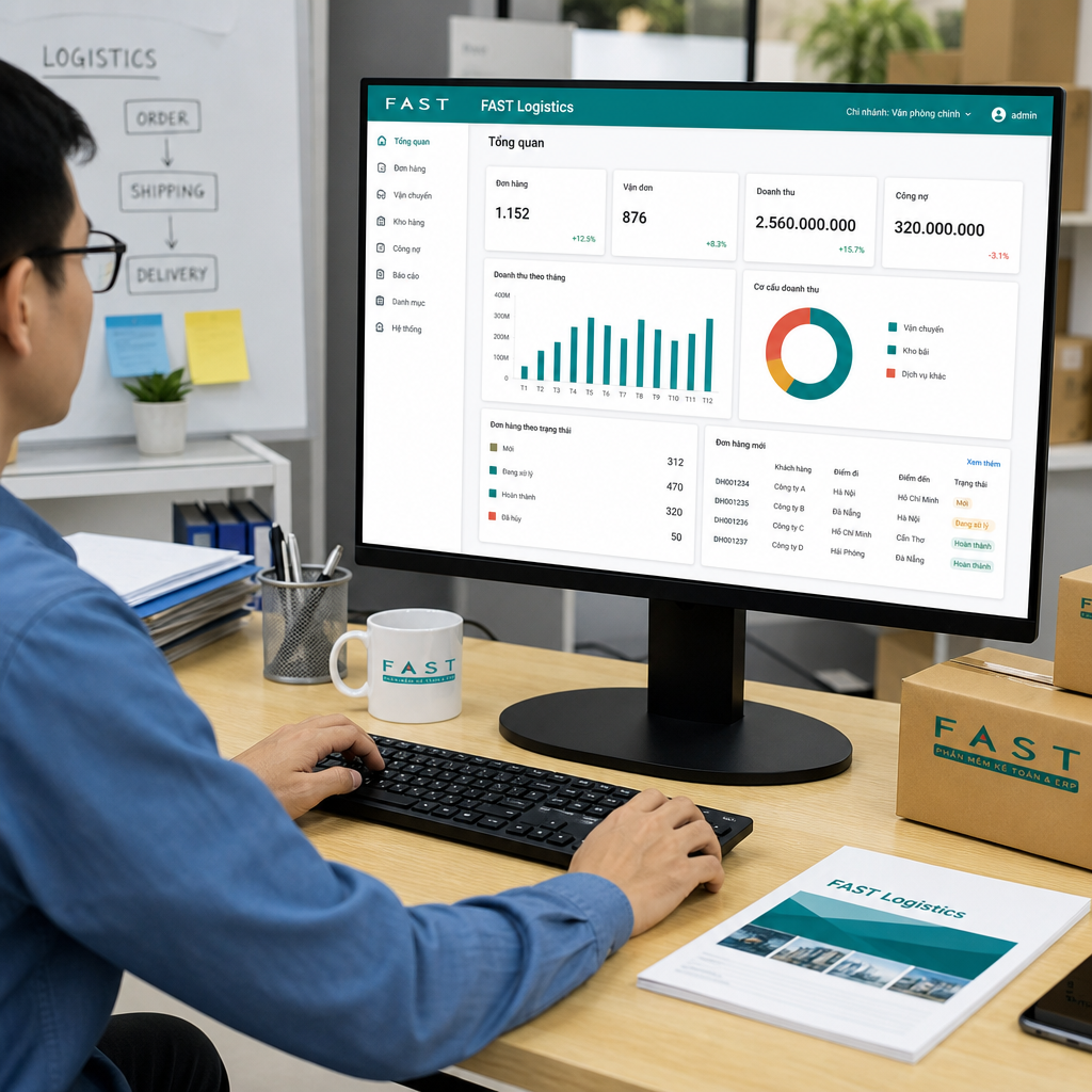 Phần mềm FAST Logistics: Tính năng, giải pháp và đối tượng sử dụng