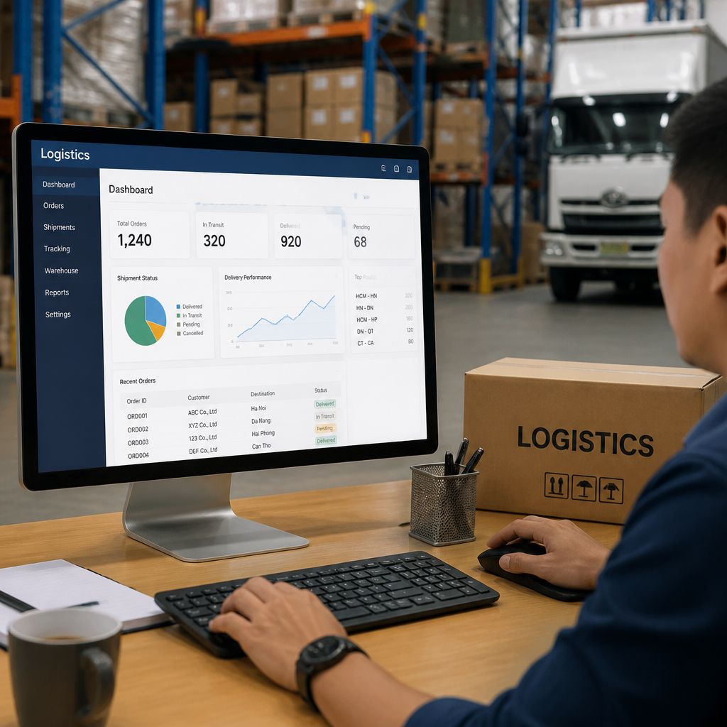 Phần mềm cho công ty logistics: Những tính năng doanh nghiệp cần có