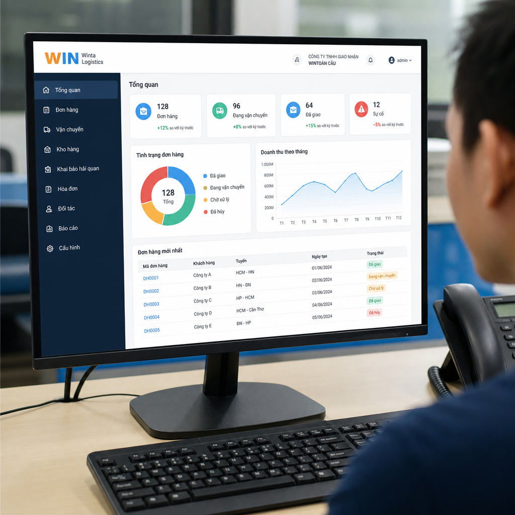 Phần mềm logistics Winta: Tính năng, chi phí và giải pháp quản lý