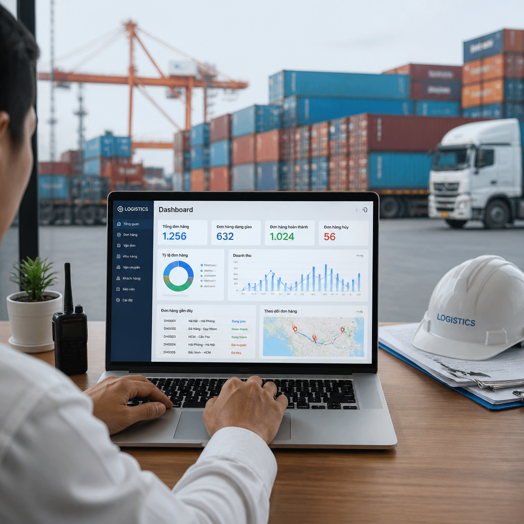 Phần mềm quản lý doanh nghiệp logistics: Quản lý toàn diện từ A-Z