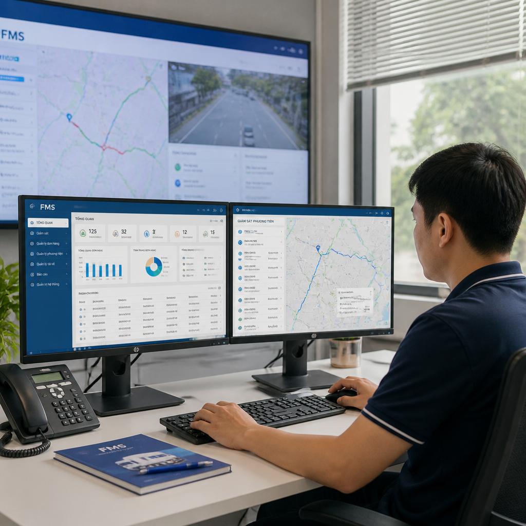 Phần mềm logistics FMS: Giải pháp quản lý vận tải và đội xe