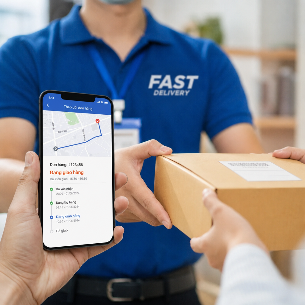 Tạo app phần mềm chuyển phát nhanh: Tính năng, quy trình và chi phí