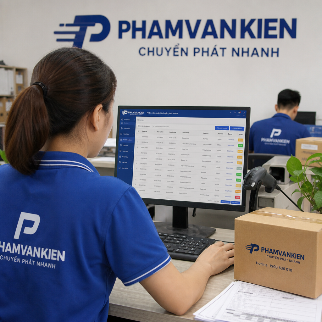 Phần mềm chuyển phát nhanh Phamvankien: Giải pháp quản lý giao nhận