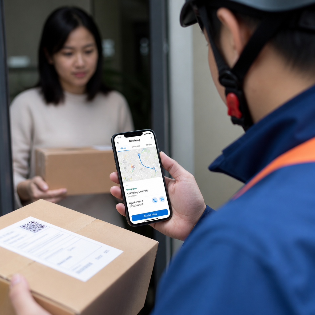 Phần mềm quản lý giao hàng: Tối ưu đơn hàng, shipper và hiệu suất giao nhận