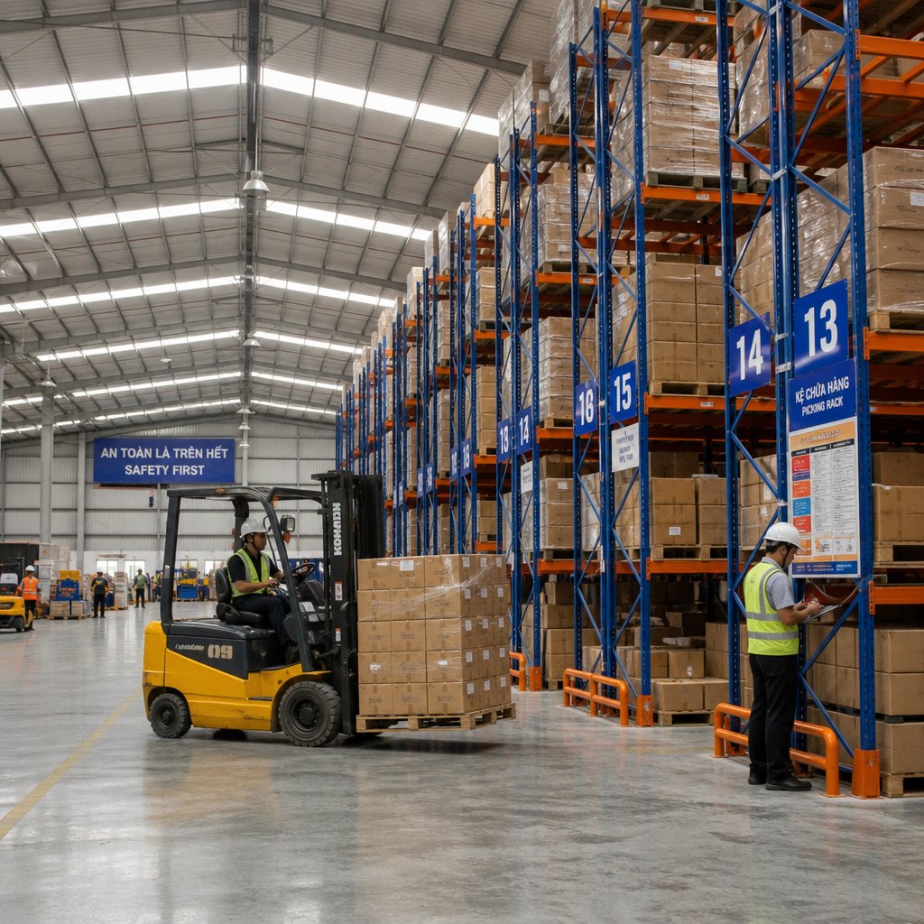 Cách bố trí và thiết kế nhà kho trong logistics như thế nào?