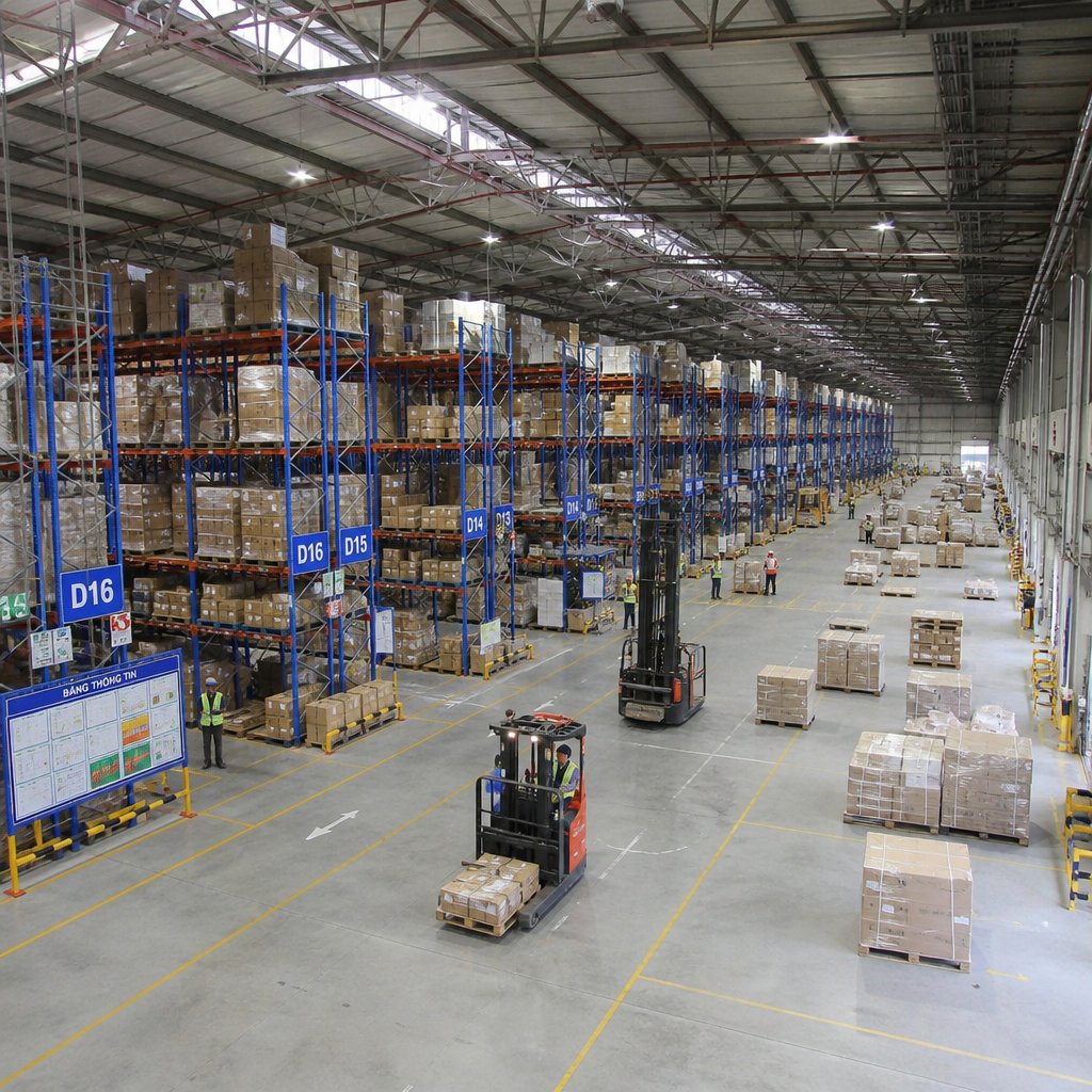 Cách bố trí và thiết kế nhà kho trong logistics như thế nào?