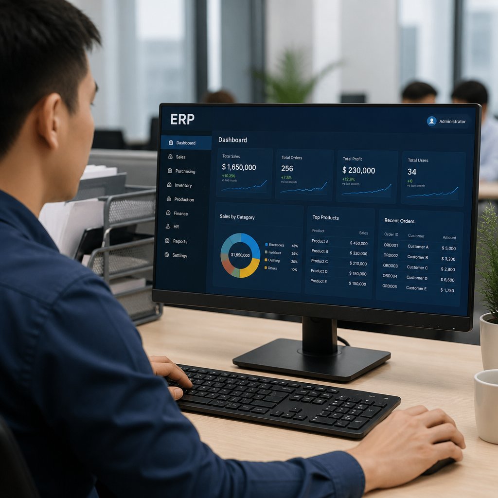 Cách sử dụng phần mềm erp: Hướng dẫn thực hiện đúng quy trình và hiệu quả
