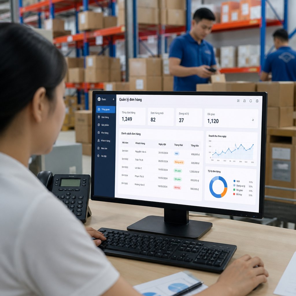 Hệ thống quản lý đơn hàng: Giải pháp số hóa quy trình và nâng cao hiệu quả vận hành