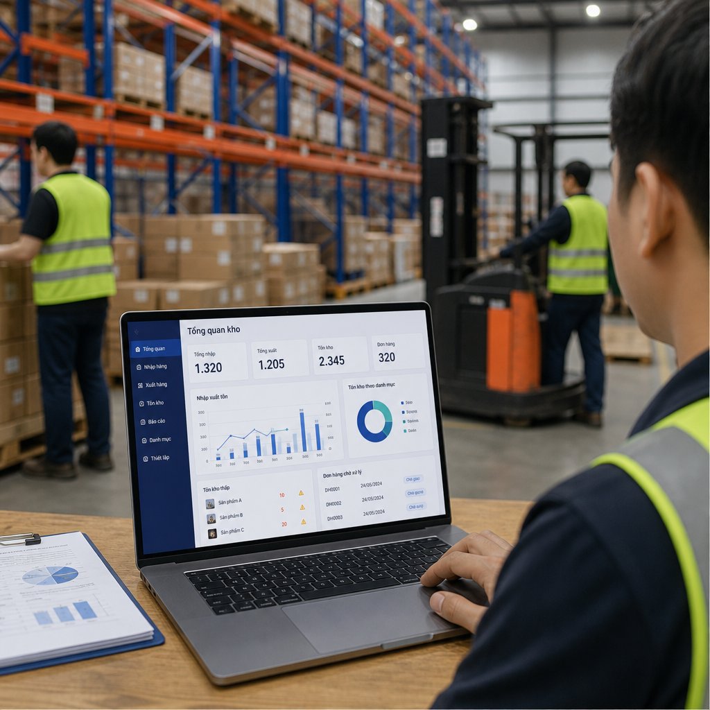Phần mềm kho hàng: Giải pháp số hóa quy trình và nâng cao hiệu quả vận hành
