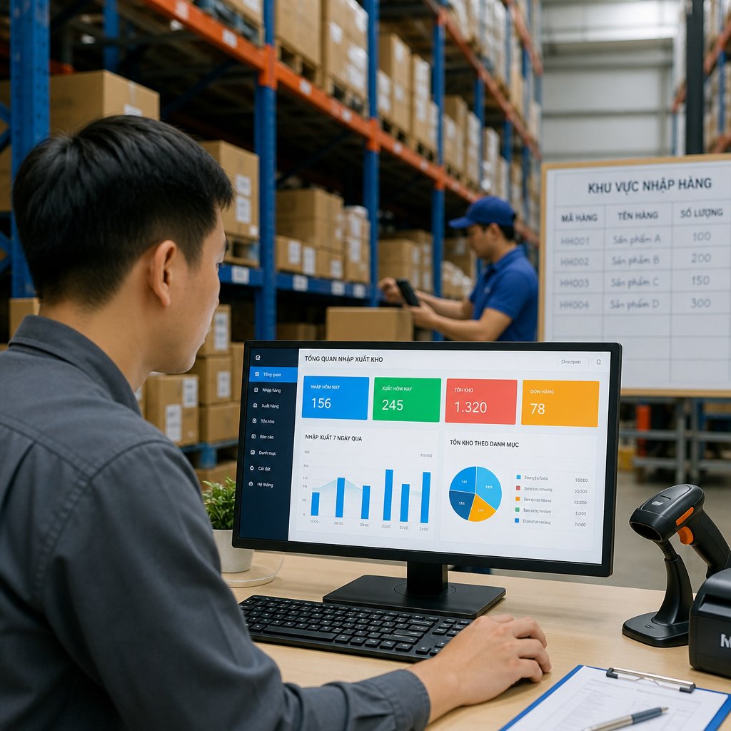 Phần mềm nhập xuất kho: Giải pháp số hóa quy trình và nâng cao hiệu quả vận hành