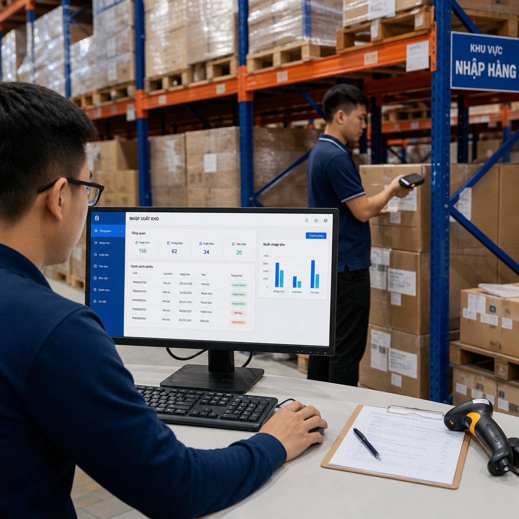 Phần mềm nhập xuất kho: Giải pháp số hóa quy trình và nâng cao hiệu quả vận hành