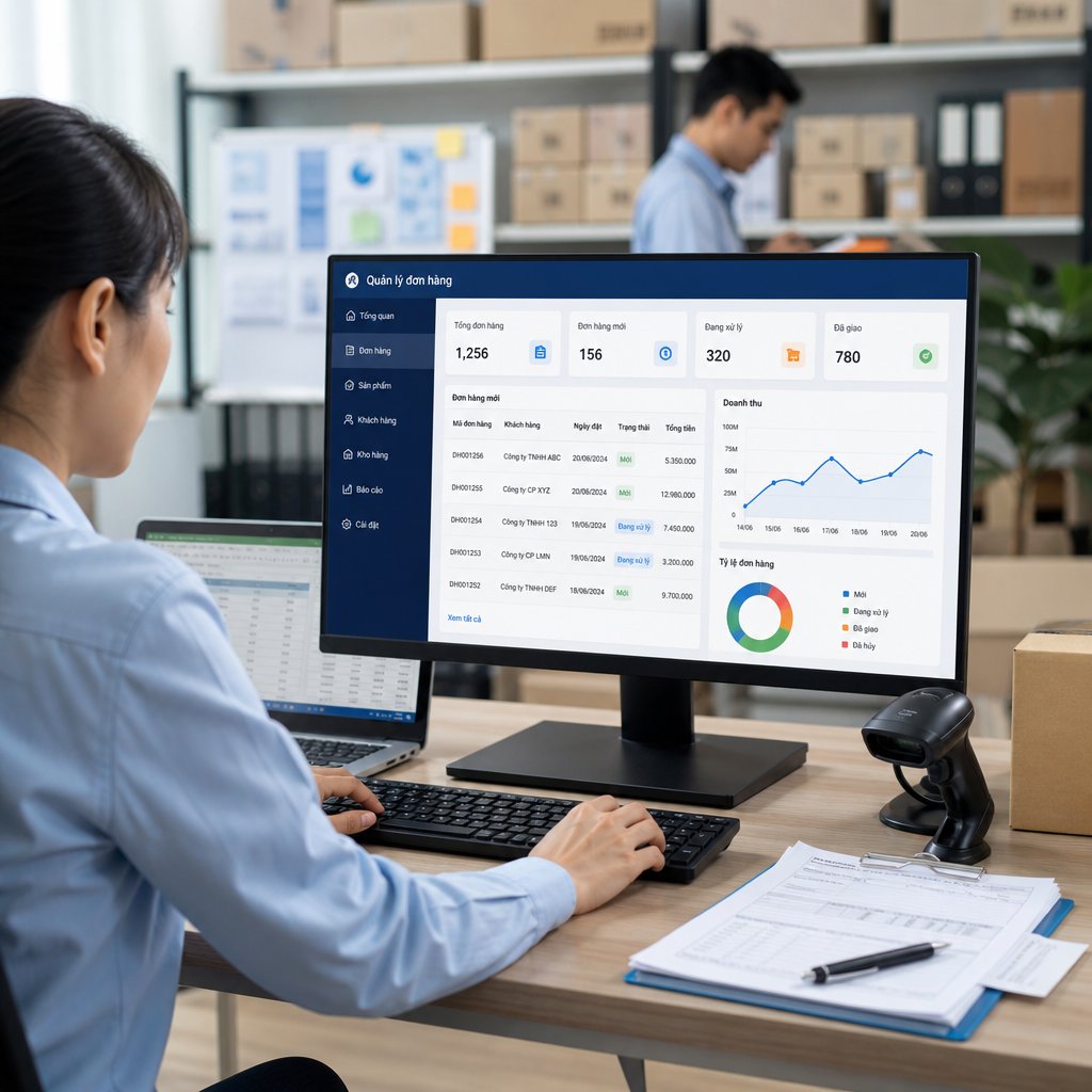 Ứng dụng phần mềm quản lý đơn đặt hàng trong doanh nghiệp: Lợi ích và cách triển khai hiệu quả