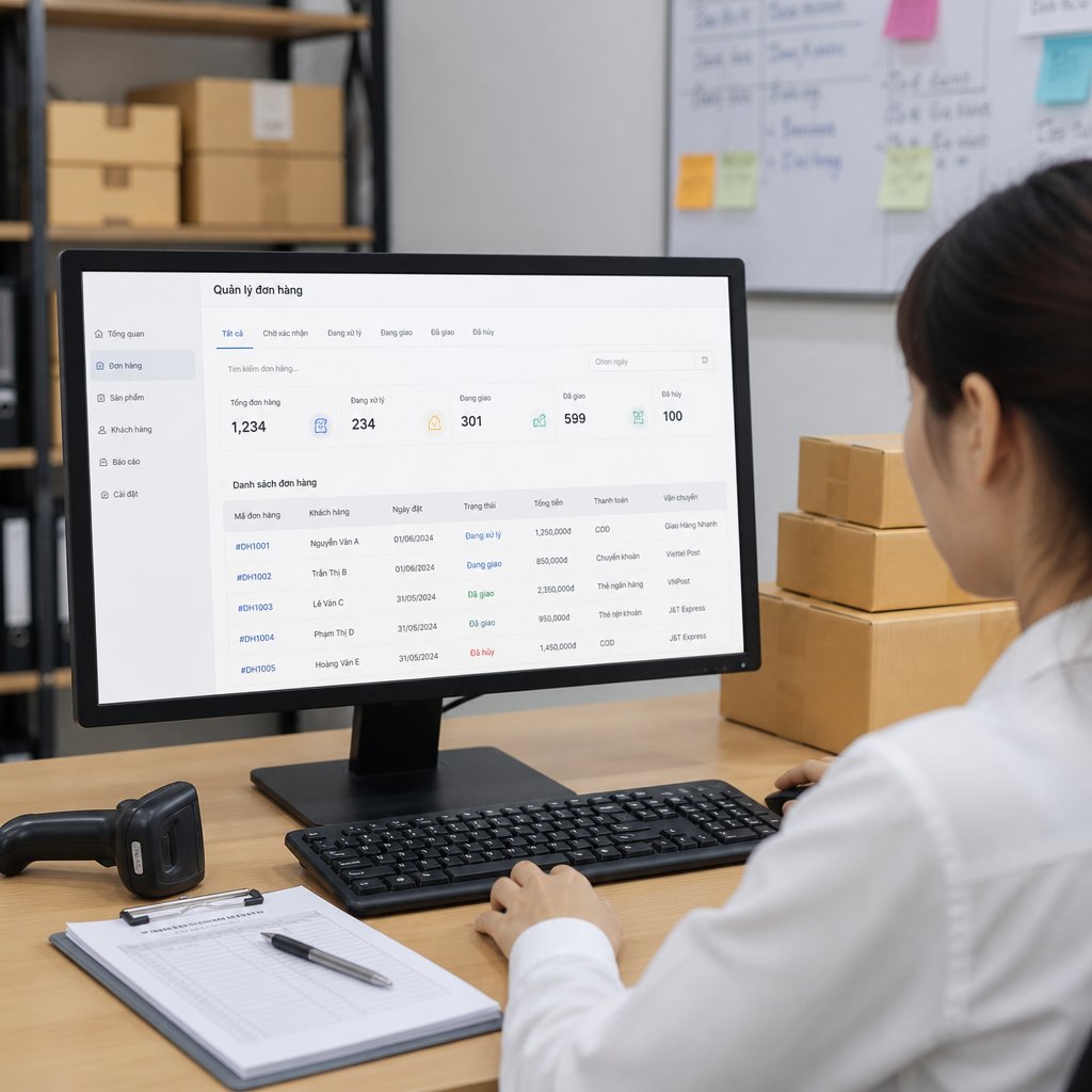 Phần mềm quản lý đơn hàng cho doanh nghiệp: Tính năng cần có và tiêu chí lựa chọn