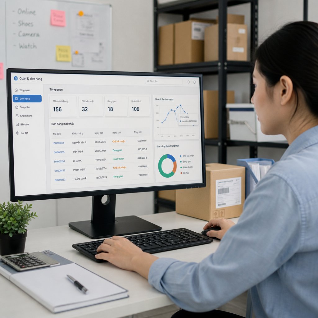 Phần mềm quản lý đơn hàng miễn phí: Tiêu chí lựa chọn để quản lý hiệu quả