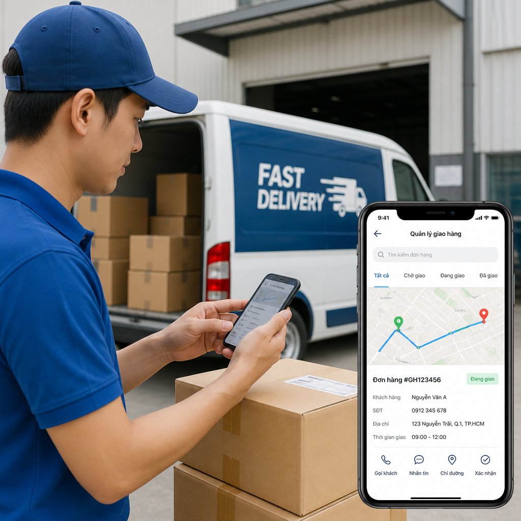 Phần mềm quản lý giao hàng: Giải pháp số hóa quy trình và nâng cao hiệu quả vận hành