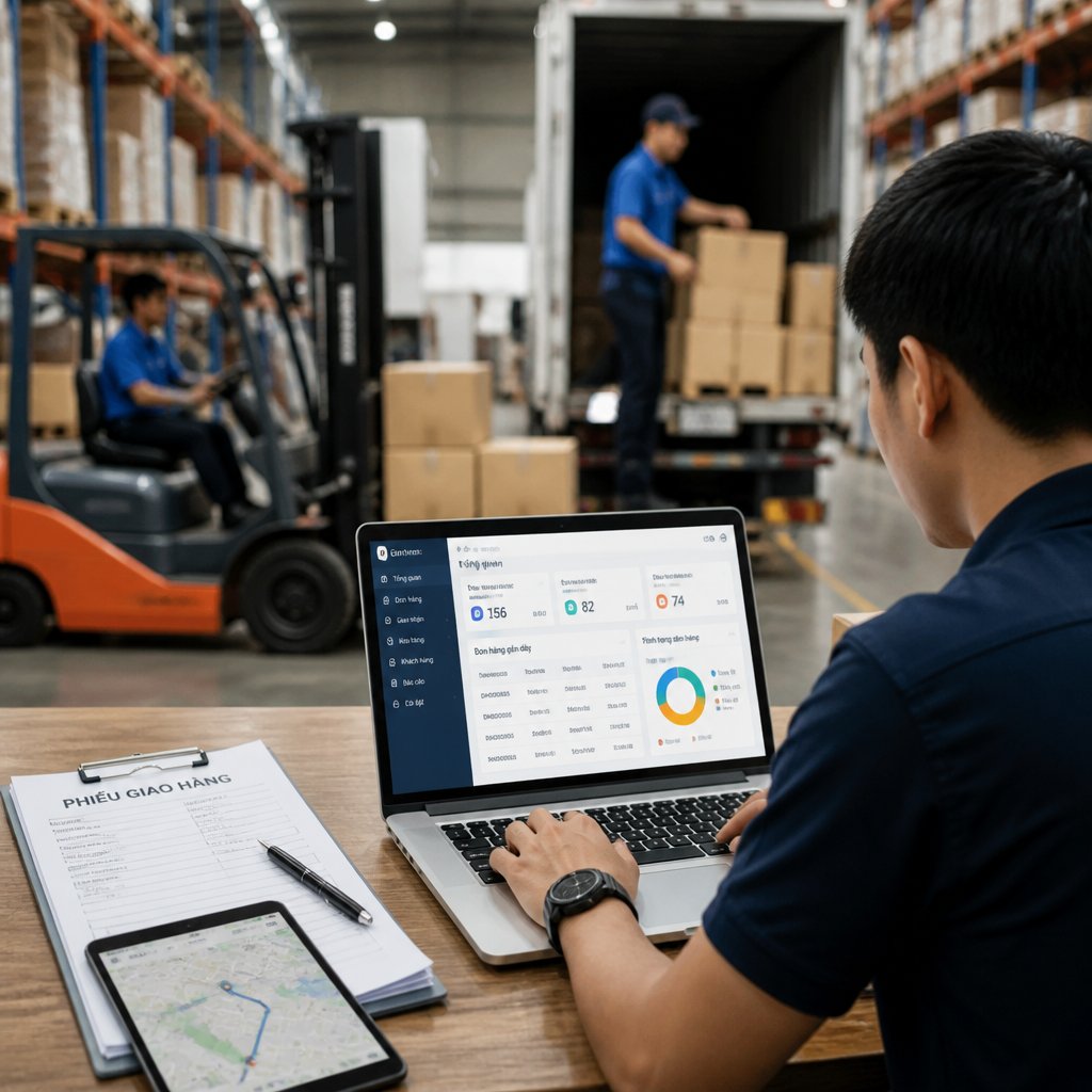 Ứng dụng phần mềm quản lý giao nhận hàng hóa trong doanh nghiệp: Lợi ích và cách triển khai hiệu quả