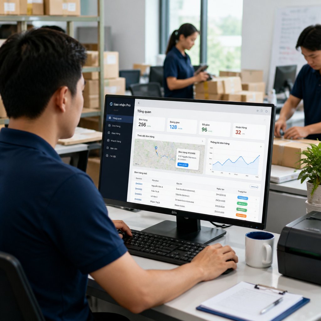 Ứng dụng phần mềm quản lý giao nhận hàng hóa trong doanh nghiệp: Lợi ích và cách triển khai hiệu quả