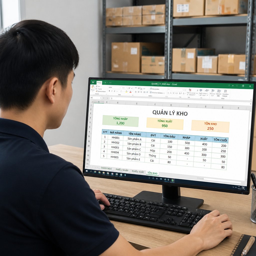 Phần mềm quản lý kho bằng excel miễn phí: Giải pháp nào phù hợp cho cá nhân và doanh nghiệp?