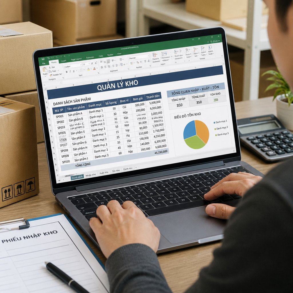 Phần mềm quản lý kho bằng excel miễn phí: Giải pháp nào phù hợp cho cá nhân và doanh nghiệp?