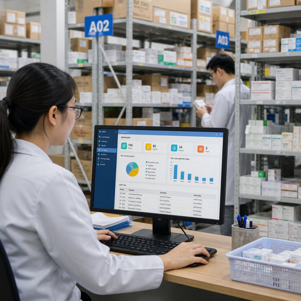 Phần mềm quản lý kho dược cho doanh nghiệp: Tính năng cần có và tiêu chí lựa chọn